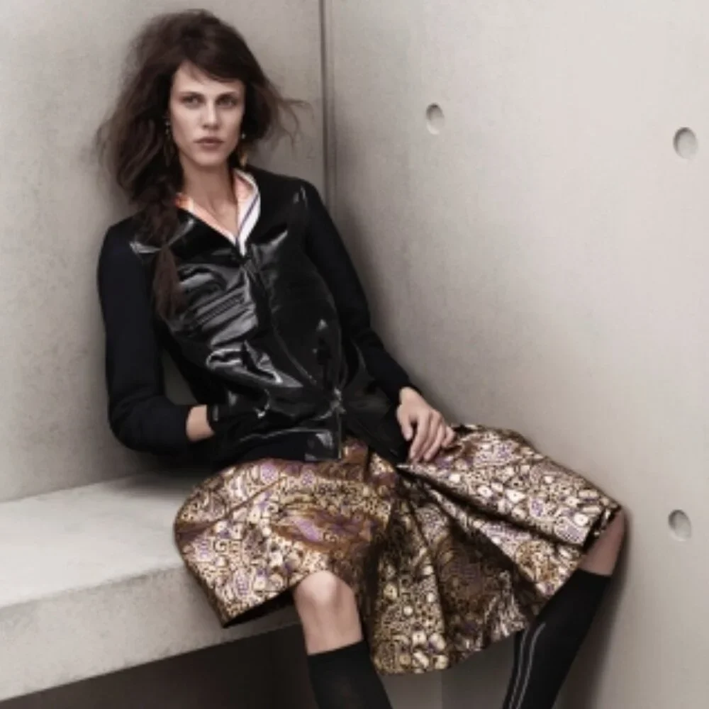 Marni x H&M Brocade Skirt - Gold - Picture 4 of 4